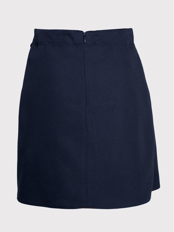 SLY SLY Spódnica 3S-305B Granatowy Comfortable Fit