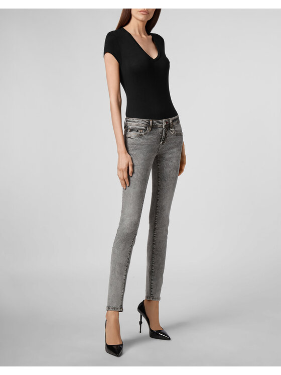 PHILIPP PLEIN PHILIPP PLEIN Jeansy 21933 Modrá Slim Fit