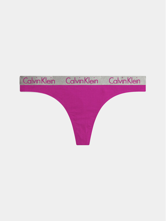 Calvin Klein Underwear Calvin Klein Underwear Stringi 000QD3539E Fioletowy