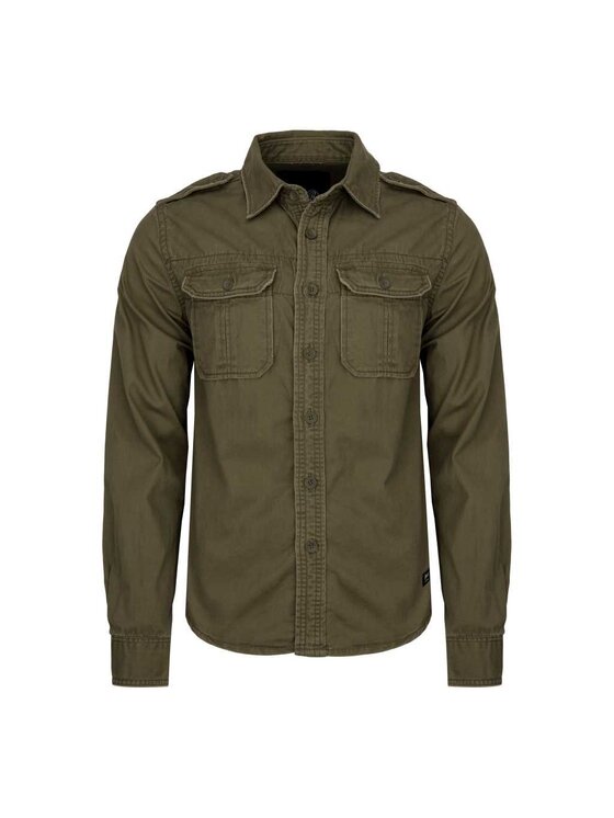 Brandit Brandit Koszula 9373.1.4XL Zielony Vintage Fit