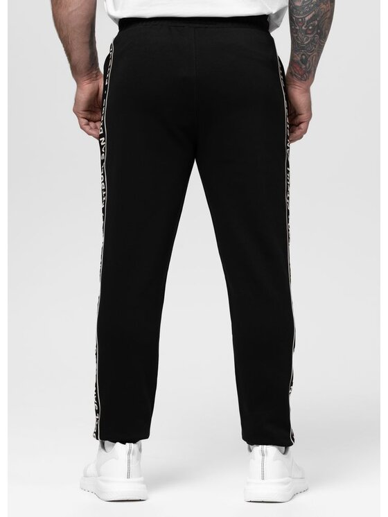 PITBULL PITBULL Spodnie dresowe NEXUS Czarny Regular Fit