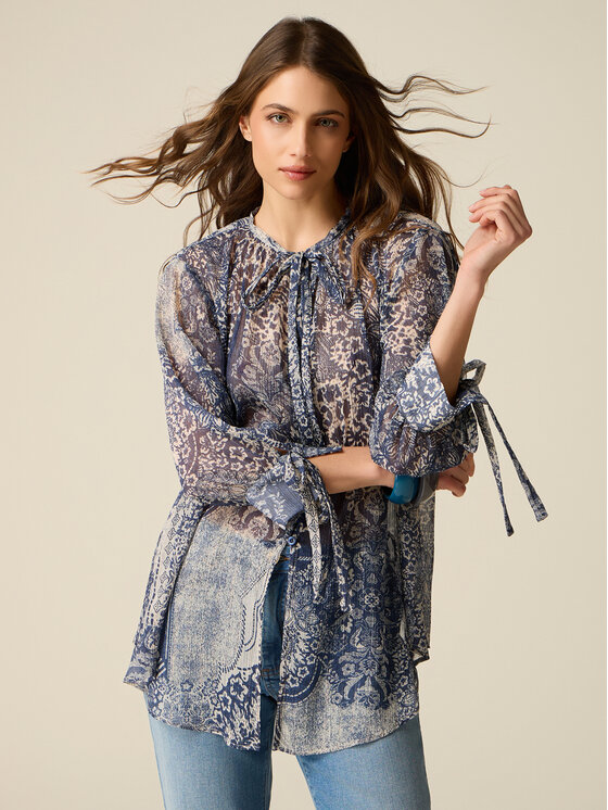 Oltre Oltre Camicia 5086J000924N0Z4 Blu Regular Fit