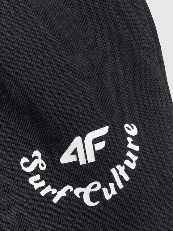 4F 4F Szorty sportowe SKATE & RIDE Czarny Regular Fit