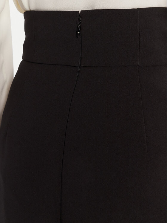Elisabetta Franchi Elisabetta Franchi Пола тип молив GO-130-56E2 Черен Regular Fit
