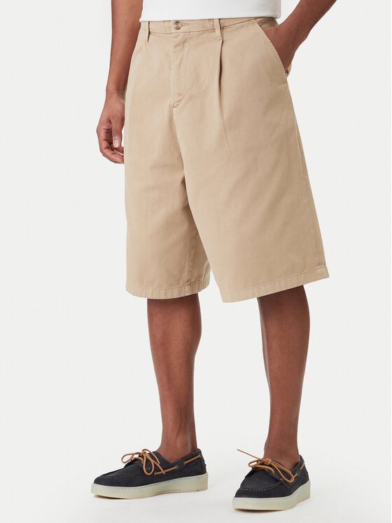 Guess Jeans Guess Jeans Stoffshorts M6GD40 WGCV1 Beige Regular Fit