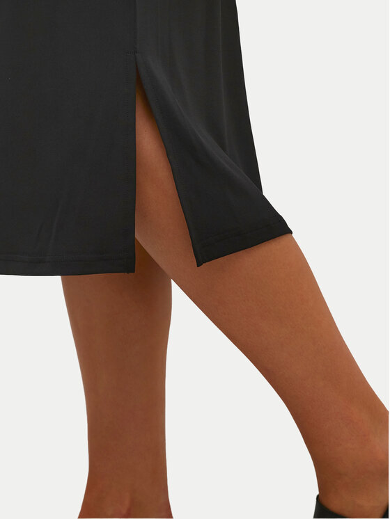 Kaffe Kaffe Midi szoknya Malli 10506346 Fekete Regular Fit