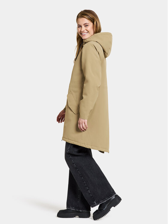Didriksons Didriksons Parka Marta-Lisa Wns Prk 2 504823 Beżowy Regular Fit