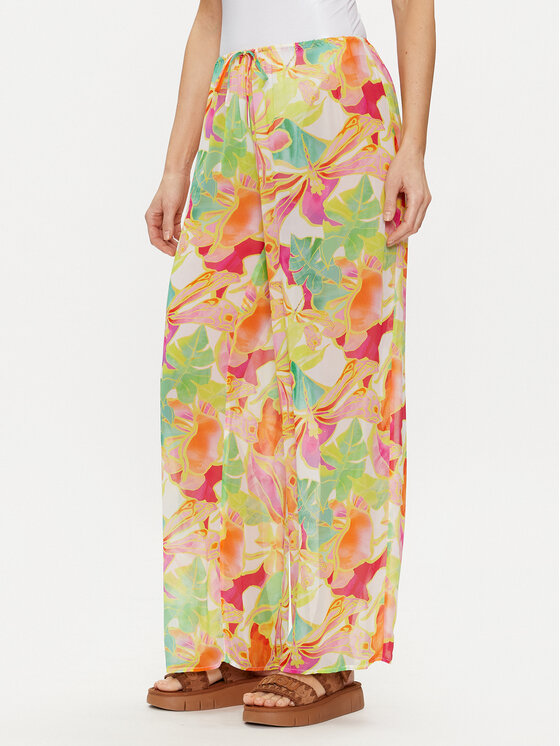 Seafolly Bavlnené nohavice 55192-PA Farebná Relaxed Fit