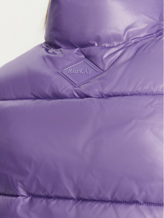 REPLAY REPLAY Varrukateta jakk W7856 .000.84988 Lilla Regular Fit