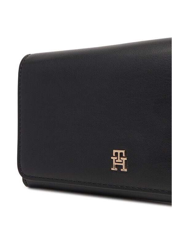 Tommy Hilfiger Tommy Hilfiger Torebka Th Icon Flap W/ Chain AW0AW17958 Czarny