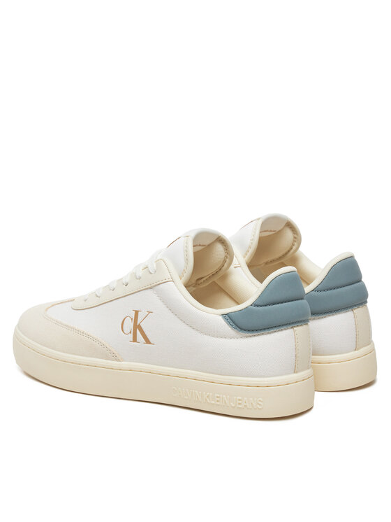Calvin Klein Jeans Calvin Klein Jeans Sneakers Classic Cupsole Low Mix Mg YM0YM01169 Écru