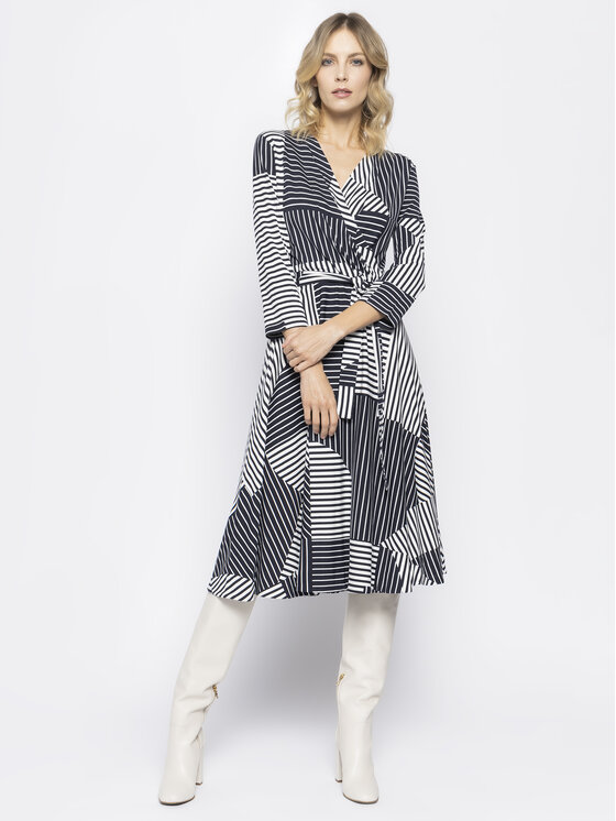Sportmax Code Sportmax Code Φόρεμα κοκτέιλ Acqua 56210507 Σκούρο μπλε Skinny Fit