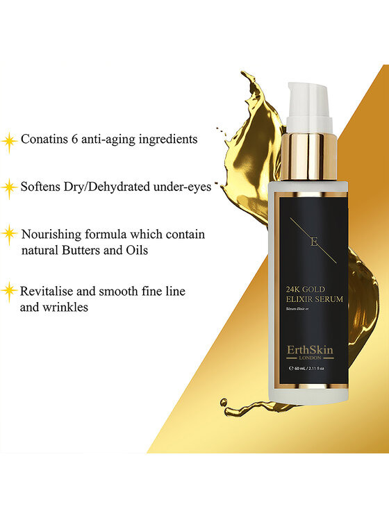 Erthskin London Erthskin London Eliksir Serum Przeciwzmarszczkowe 24k Złoto Serum
