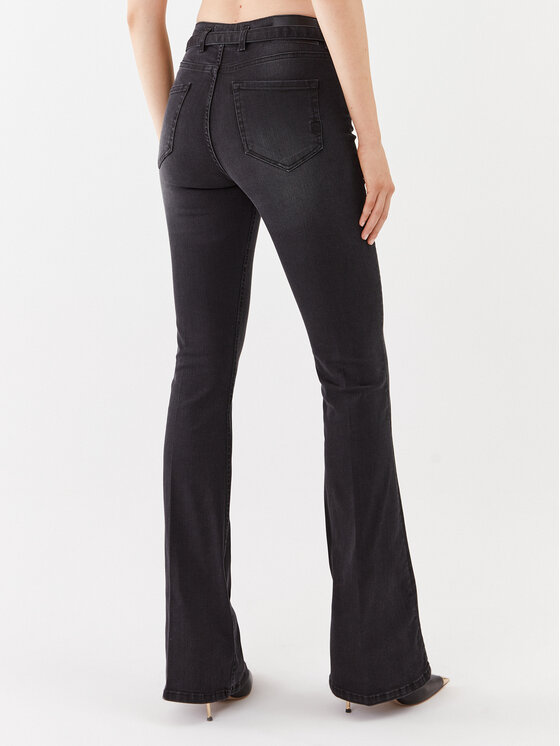 PINKO Pinko Blugi Flora 100166 A0G8 Negru Regular Fit