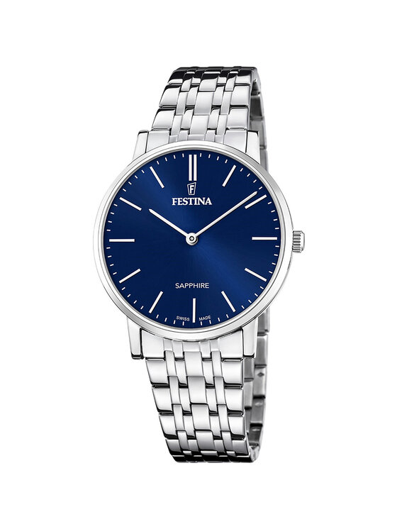 Festina Festina Zegarek F20045-3 Srebrny