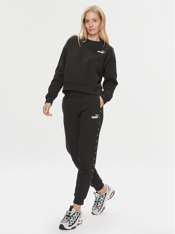 Puma Puma Μπλούζα Ess+ 676801 Μαύρο Regular Fit