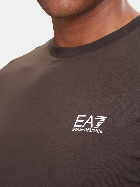 EA7 Emporio Armani EA7 Emporio Armani T-särk 8NPT25 PJVPZ U6027 Pruun Regular Fit