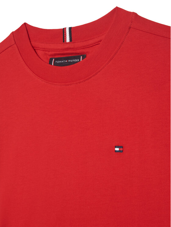 Tommy Hilfiger Tommy Hilfiger Тишърт Essential Flag KB0KB09646 Червен Regular Fit