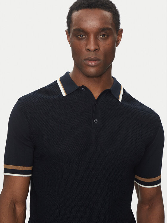 KARL LAGERFELD KARL LAGERFELD Polo majica 655017 552307 Mornarsko modra Slim Fit