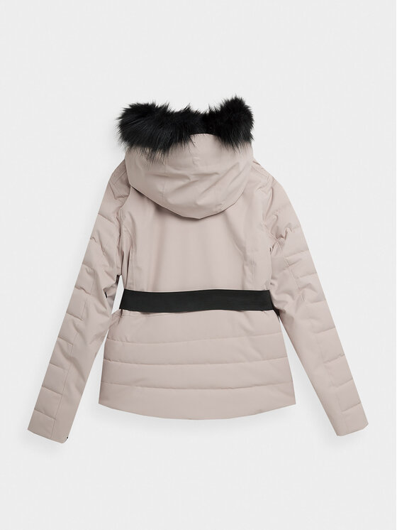 4F 4F Skijacke 4FAW23TTJAF337 Beige Slim Fit