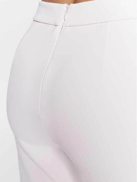 PINKO Pinko Hlače iz tkanine Parana 100137 A0HC Roza Slim Fit