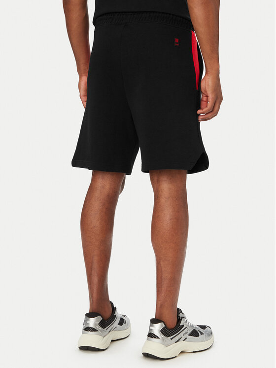 HUGO HUGO Šortky z materiálu Despen_RB 50559712 Černá Relaxed Fit