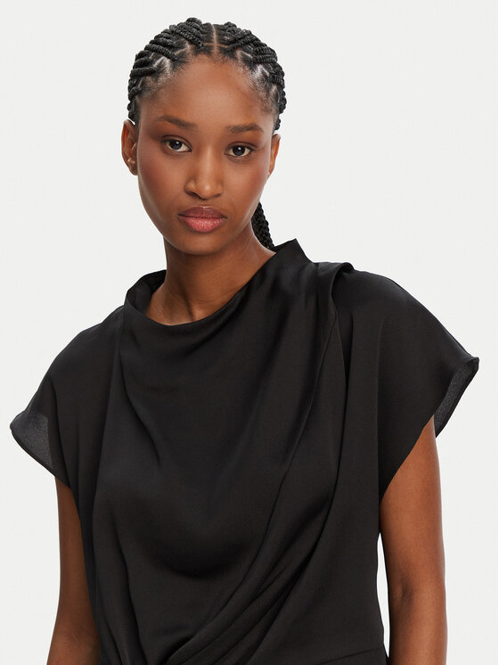 Bruuns Bazaar Bruuns Bazaar Bluzka Acacia BBW4427 Czarny Regular Fit