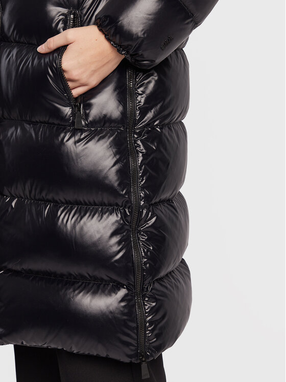 Add Add Vatovaná bunda 6AW775 Černá Regular Fit