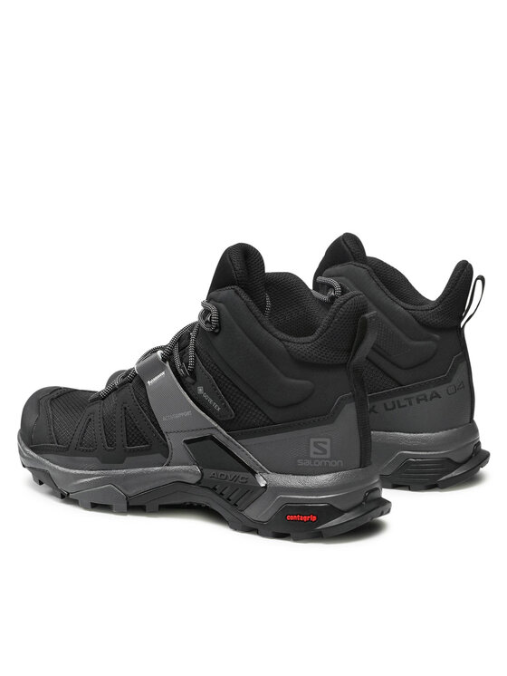 Salomon Salomon Παπούτσια πεζοπορίας X Ultra 4 Mid Gtx GORE-TEX 412934 26 V0 Μαύρο