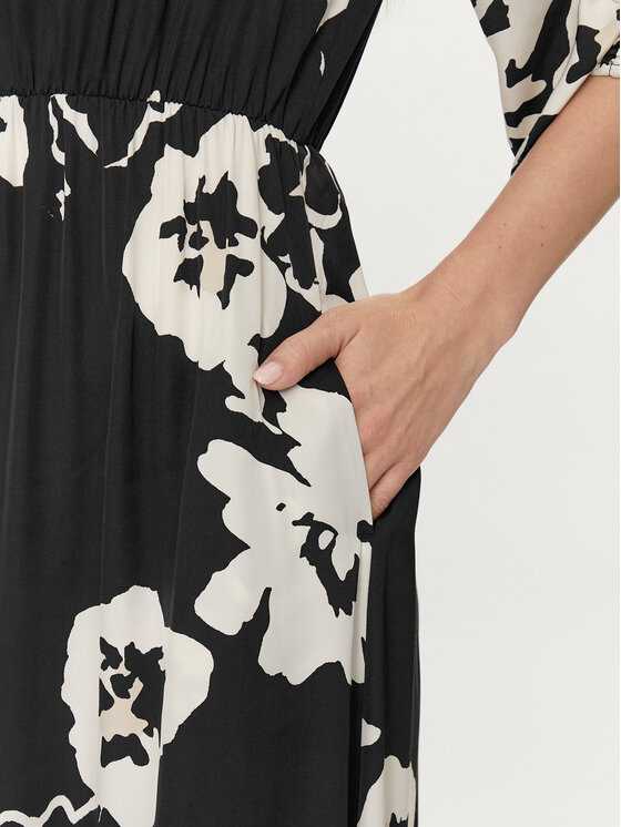 Marc O'Polo Marc O'Polo Sommerkleid 403 1208 21347 Schwarz Relaxed Fit