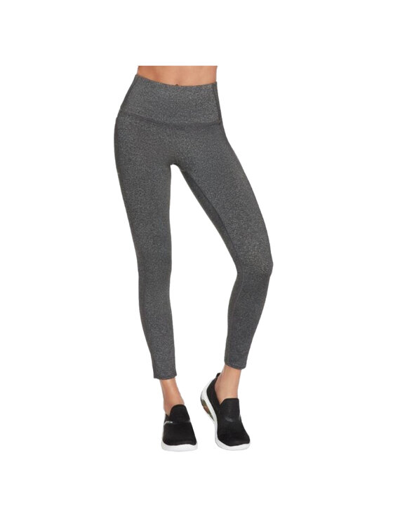 Skechers Skechers Legginsy Skechers Go Walk High Waisted Legging Szary Slim Fit