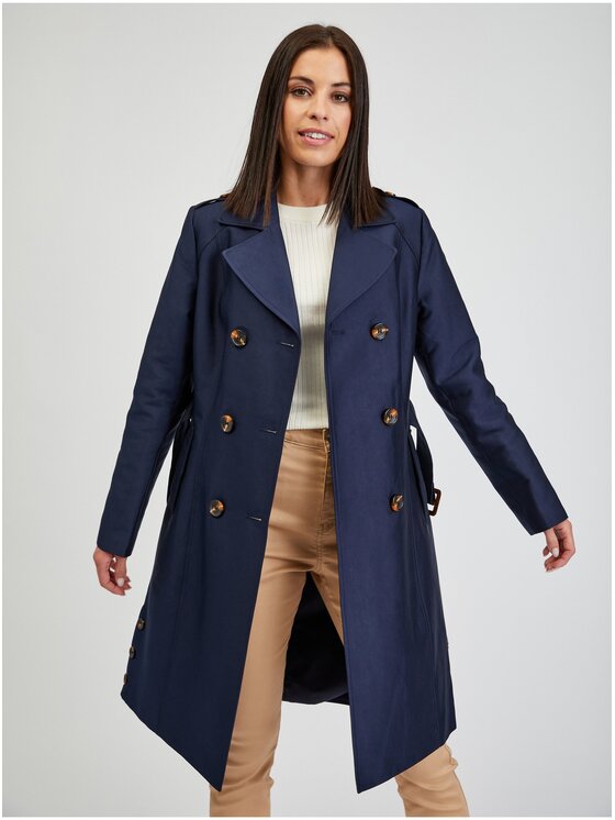 Orsay Orsay Trencz 841101526000__38 Granatowy Regular Fit