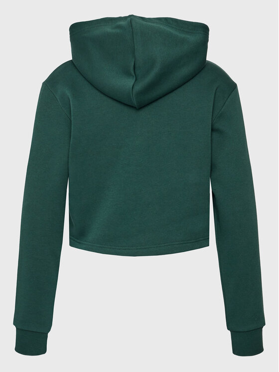 Felpa adicolor Essentils HS6777 Verde Cropped Fit