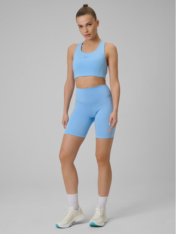 4F 4F Legginsy MULTI ACTIVE Niebieski Slim Fit