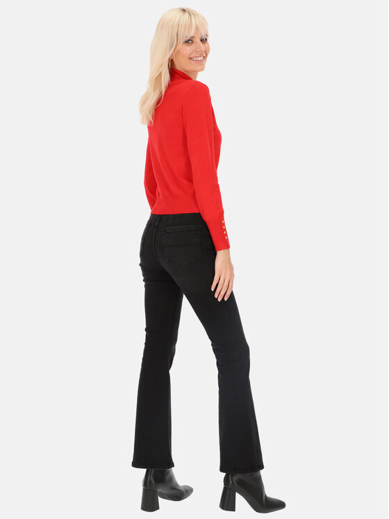 L’AF L’AF Sweter Beri Czerwony Regular Fit