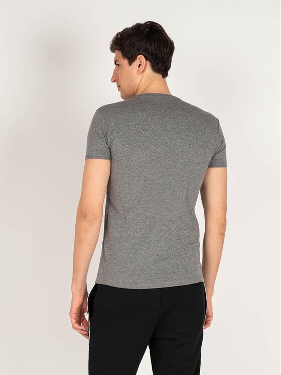 Iceberg Iceberg T-Shirt ICE1UTS02 Šedá Slim Fit