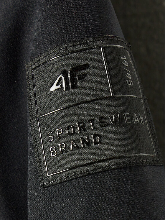 4F 4F Зимно яке 4FJAW23TJACF106 Черен Regular Fit
