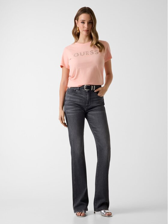 Guess Guess T-krekls W6GI15 K3035 Koraļļu Regular Fit