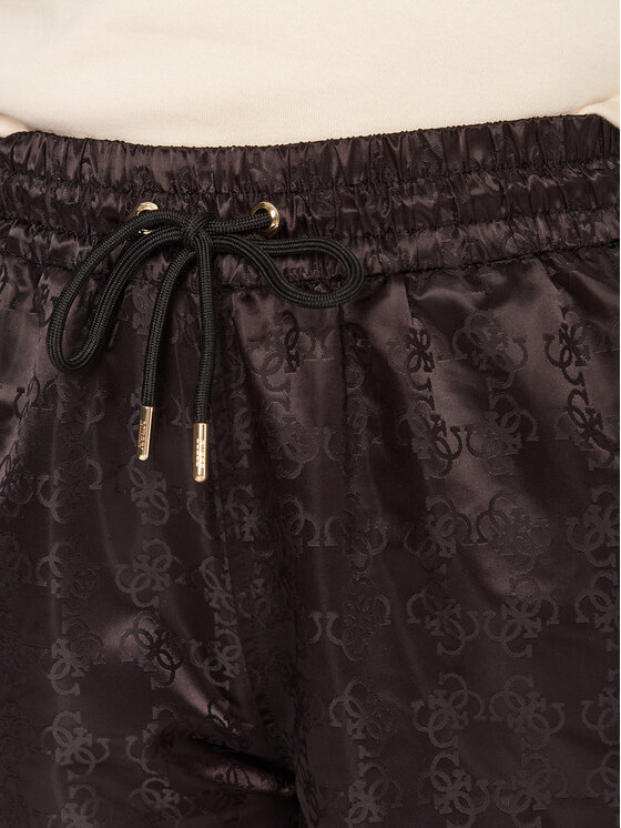 Guess Guess Pantaloni trening V5YB14 WHFU0 Negru Regular Fit