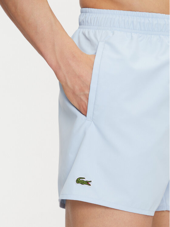 Lacoste Lacoste Pantaloni scurți pentru înot MH6270 Albastru celest Regular Fit