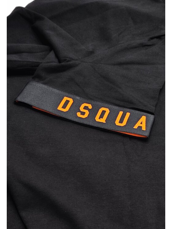 Dsquared2 Underwear Dsquared2 Underwear T-Shirt T shirt Dsquared orange band Μαύρο Regular Fit