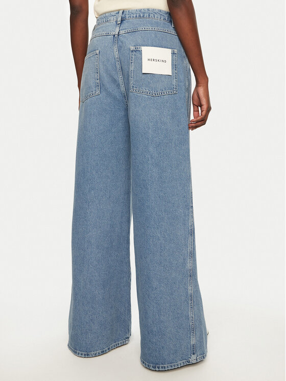 Herskind Herskind Džinsai Katja 5425206 Mėlyna Wide Leg