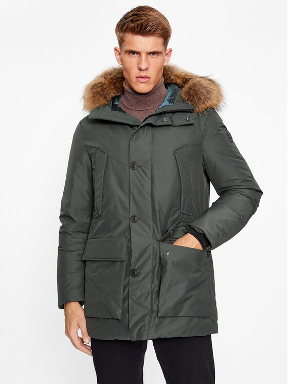 Bomboogie Bomboogie Geacă din puf CM 228P T GKG3 Verde Regular Fit