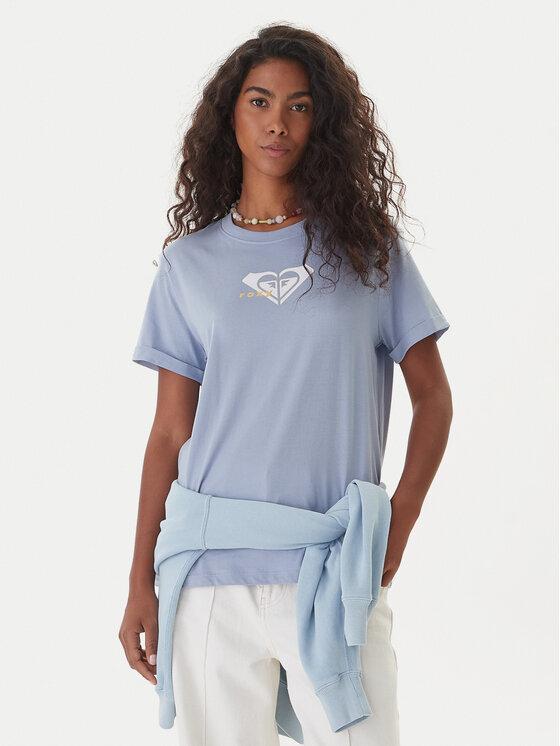 Roxy Roxy T-särk Oceanregular ERJZT06078 Sinine Regular Fit