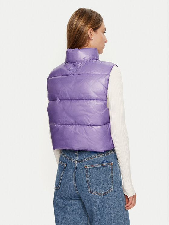 REPLAY REPLAY Bezrękawnik W7856 .000.84988 Fioletowy Regular Fit
