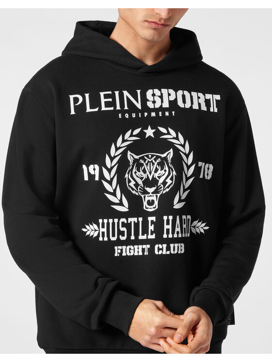 Plein Sport Plein Sport Bluza 13109 Czarny Regular Fit
