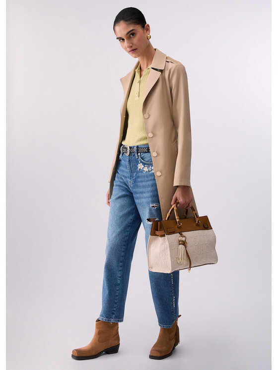 Liu Jo Liu Jo Trench WA6532T3929P9774 Beige Regular Fit