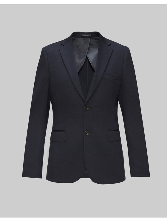 Borgio Borgio Marynarka nepi Granatowy Slim Fit