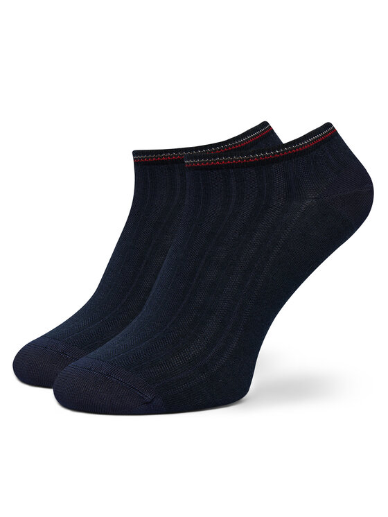 Tommy Hilfiger Tommy Hilfiger Krátke ponožky 701233234 Tmavomodrá