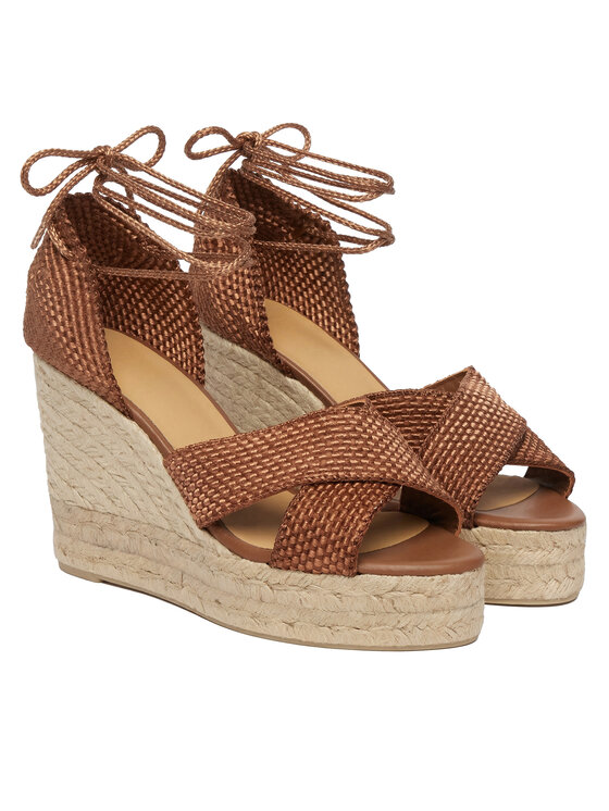 Castañer Castañer Espadrilky Becca/8ED/298 Hnědá